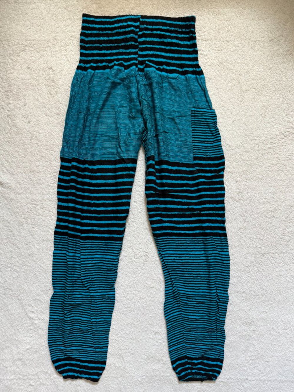 Baggy Harem Boho Pants Surf Teal